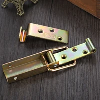 1pc iron wooden box catch clasp hasp latch toolbox lock jewelry box hinges hasp furniture hardware accessories 10026mm