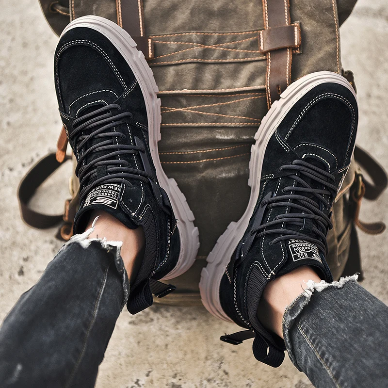 

Best Men Original Leather Shoe High Top Men Sock Casual Shoes 2020 Fashion Casual Shoes For Mens Top Quality Men Walking Shoes