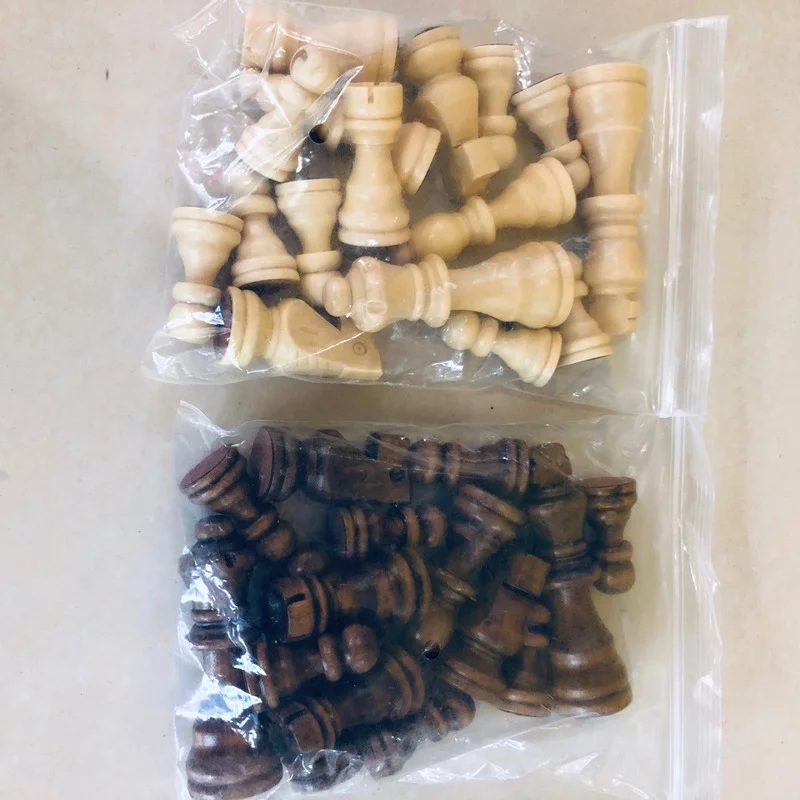 Набор новых шахматных фигур 2021 года оригинальные шахматы из массива дерева 3