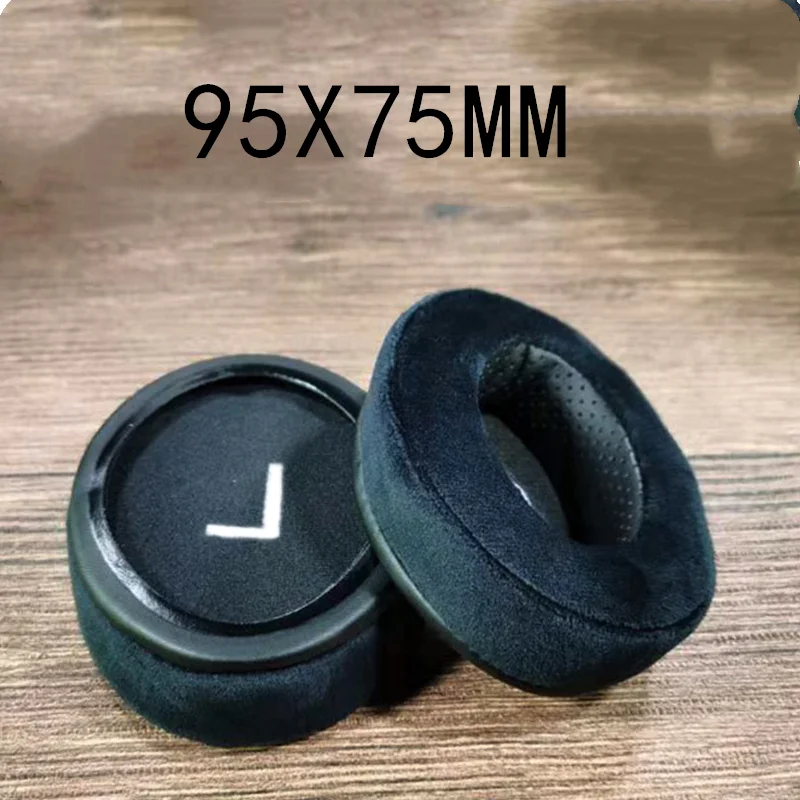Velvet Fabric Memory Foam Ear Pads 90X70MM 100X80MM for AKG HifiMan ATH Philips or M50X HyperX Headphones | Электроника