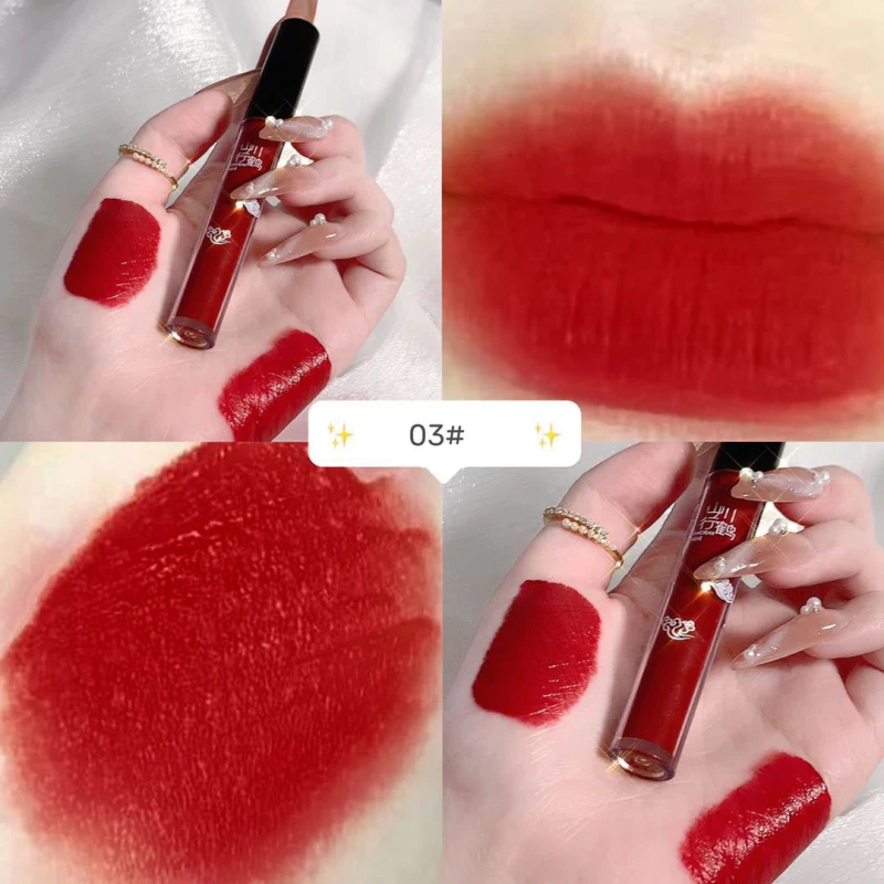 Набор матовых бархатных водостойких помад 5 шт./компл. стойкий тинт для губ