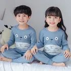 Пижама для мальчиков и девочек, хлопковая, Тоторо