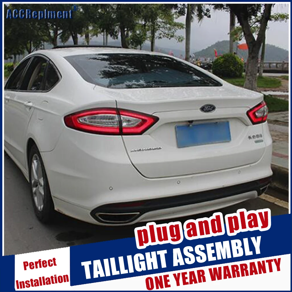 Автомобильный Стайлинг светодиодный полный задний фонарь для Ford Fusion Mondeo хвост