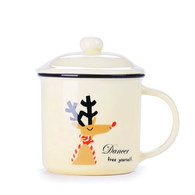 2019 новый подарок на Рождество Ретро Керамическая креативная кружка чайная чашка