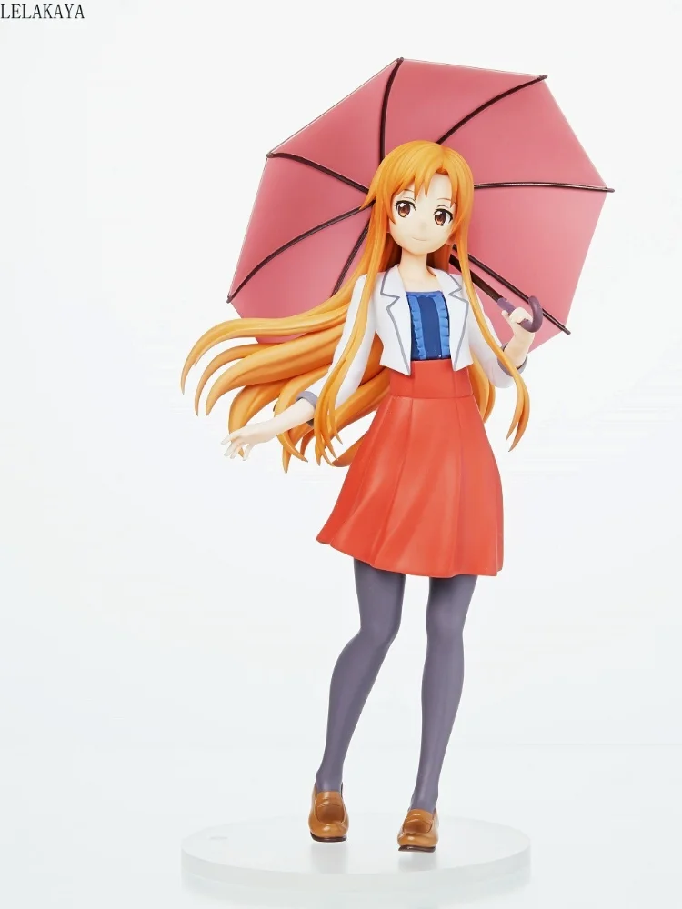 Аниме меч искусство онлайн Love Ru lala Yuuki Asuna повседневная одежда зонтик Ver. ПВХ
