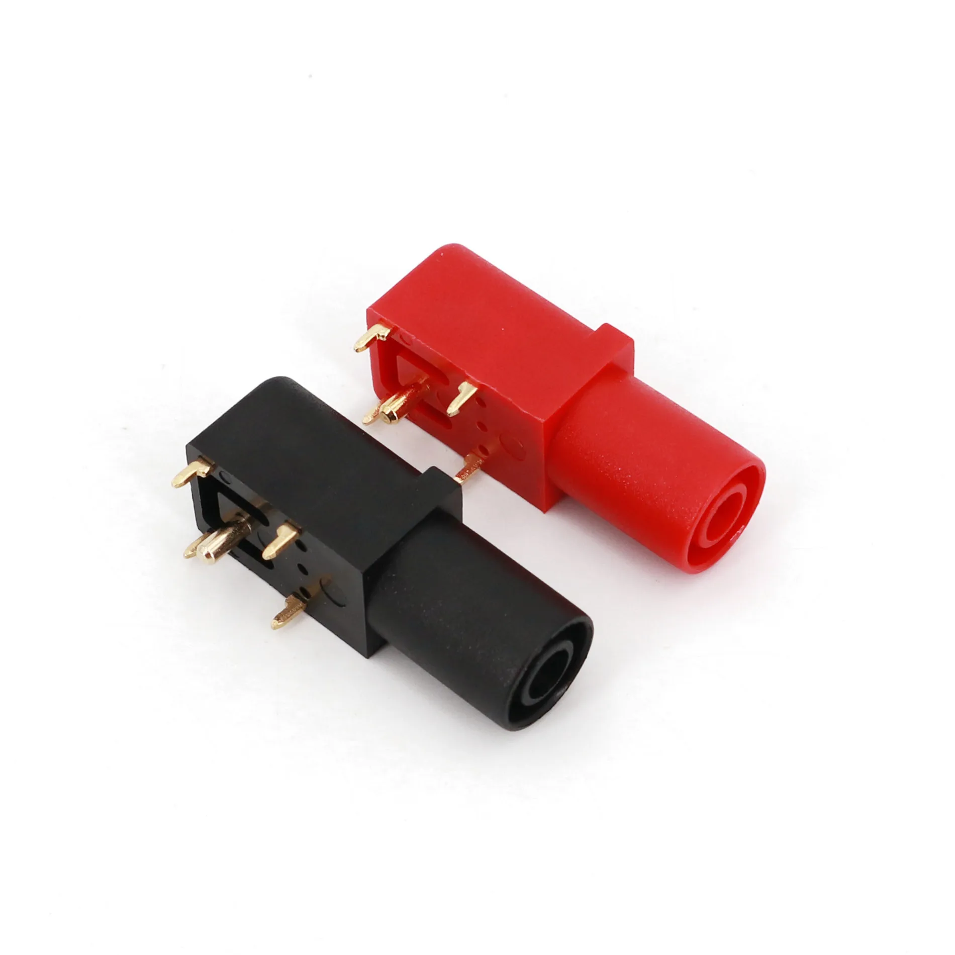 4 шт. позолоченный Безопасный изолированный мм разъем типа &quotбанан&quot