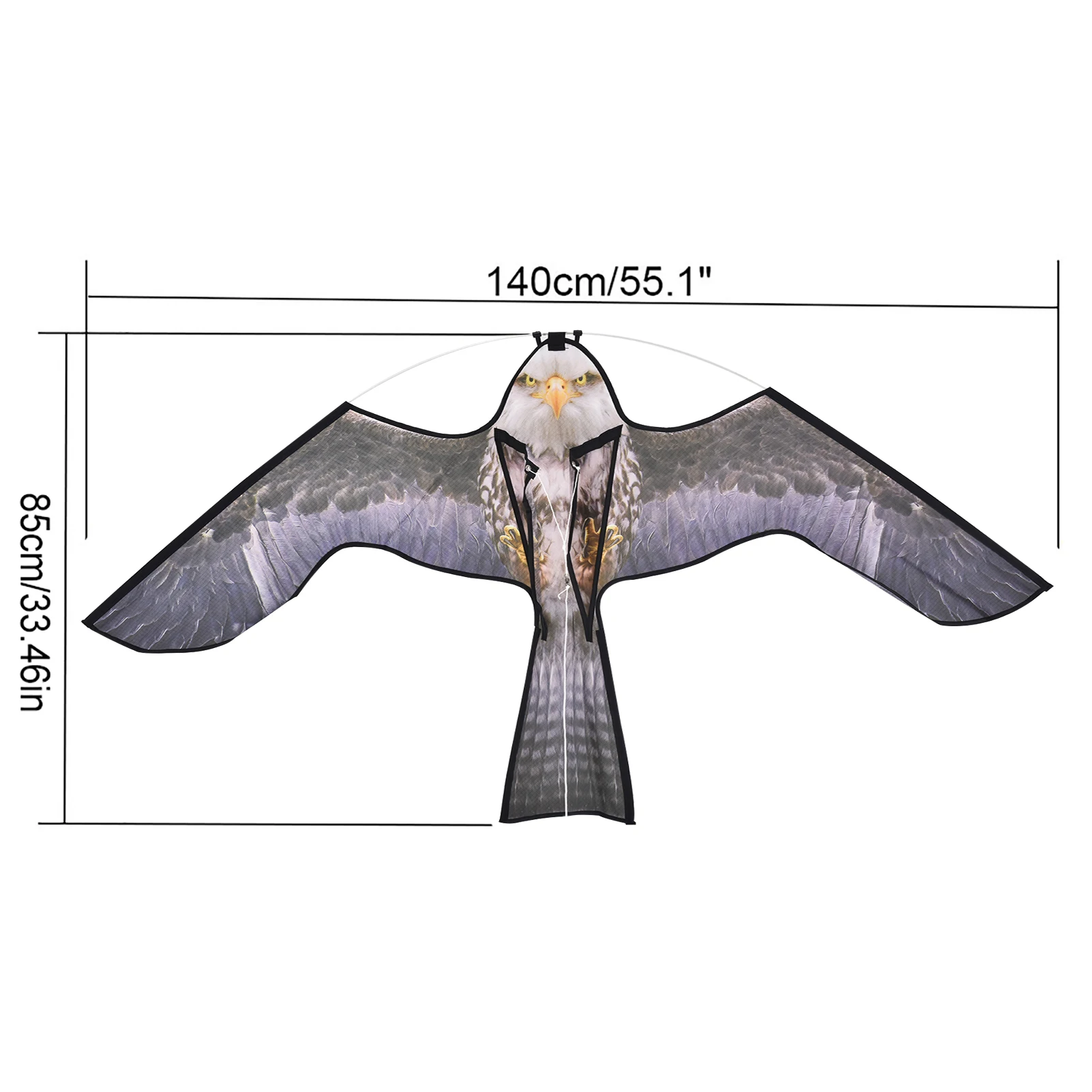

Bird Repellent Eagle Kite Lifelike Bird Scarer Repeller Flying Kite Emulation Flying Drive Bird Kite For Garden Yard Farm