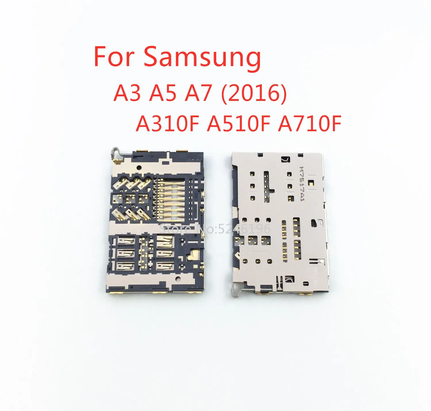 2-10 шт. для Samsung Galaxy A3 A5 A7 2016 A310F A510F A710F лоток для чтения sim-карт Micro SD Держатель для карт памяти запасные части