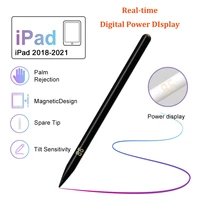 stylus pen for apple pencil 1st2nd gen digital battery display pencil with fast charging compatible with ipad 2018 2021