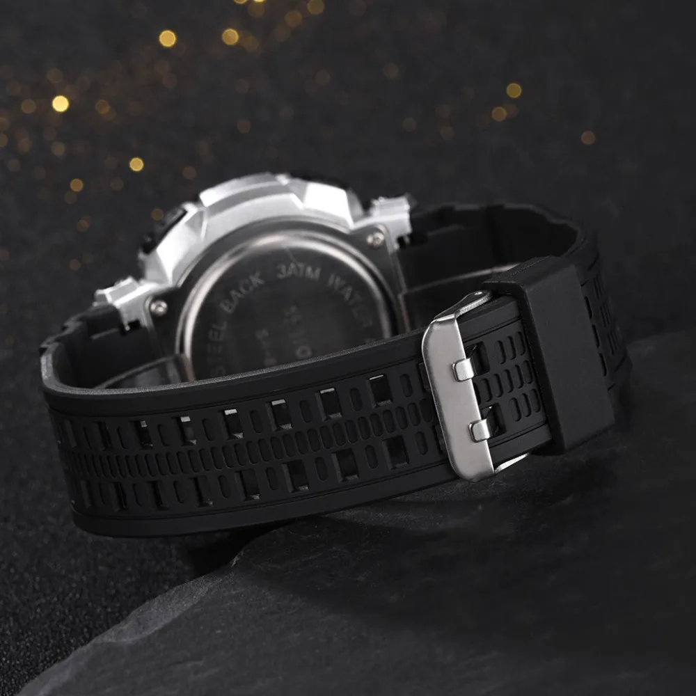 

SHHORS Big Watches Men Outdoor Sports LED Digital Watches Multifunctional Electronic Watch reloj hombre orologio digitale polso