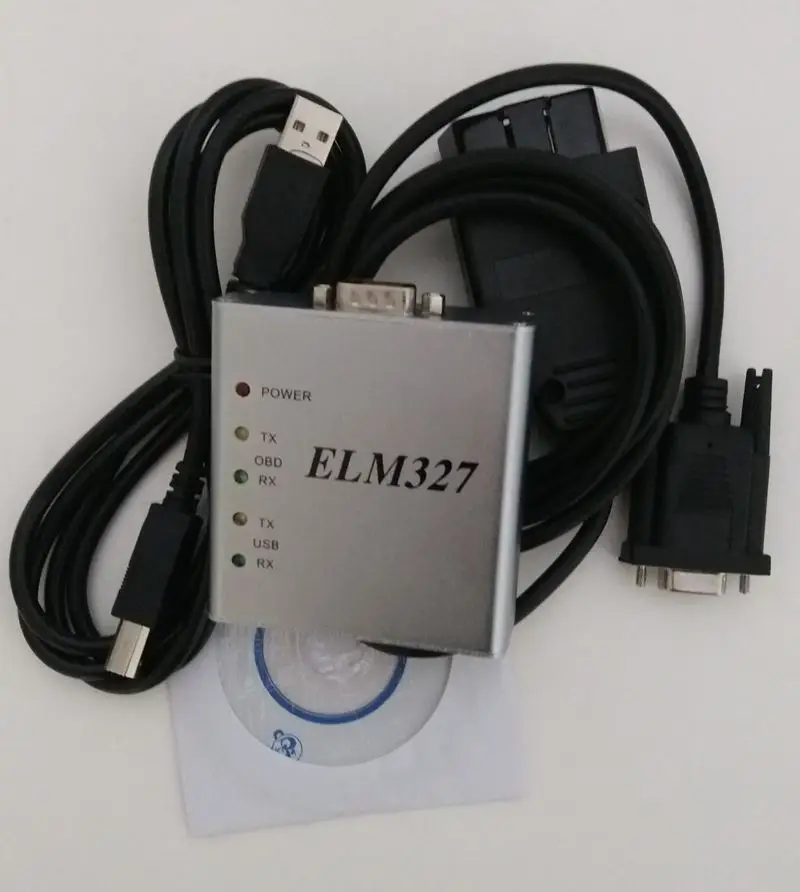 ELM327 USB алюминиевый Металл 25K80 PIC18F25K80 CP2102 OBD2 ELM 327 CAN BUS сканер OBDII считыватель кодов