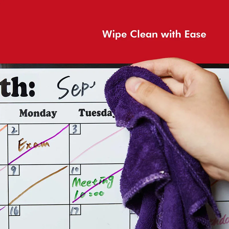 А4 белая доска сухой Стирайте сверхмощный Магнитный ежемесячный холодильник