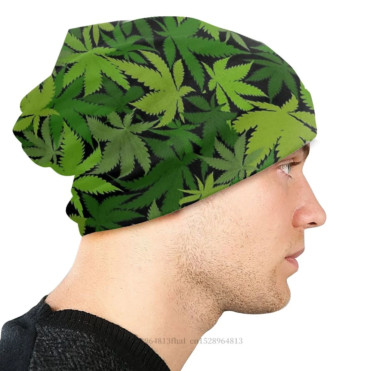Вязание шляпа растений листьев уличная шапка шапочки для Для мужчин женщин с