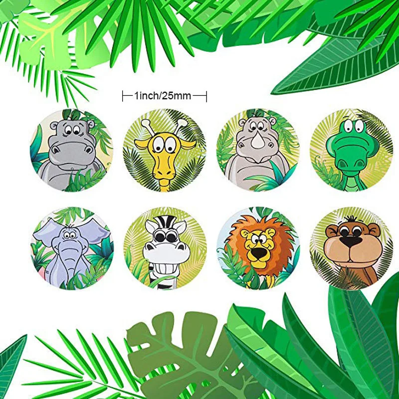

500Pcs/Roll 25MM Children Toys Stickers Multipurpose Cute Cartoon DIY Kids Diary Sticker Toy Baby Gift School Reward Sticker