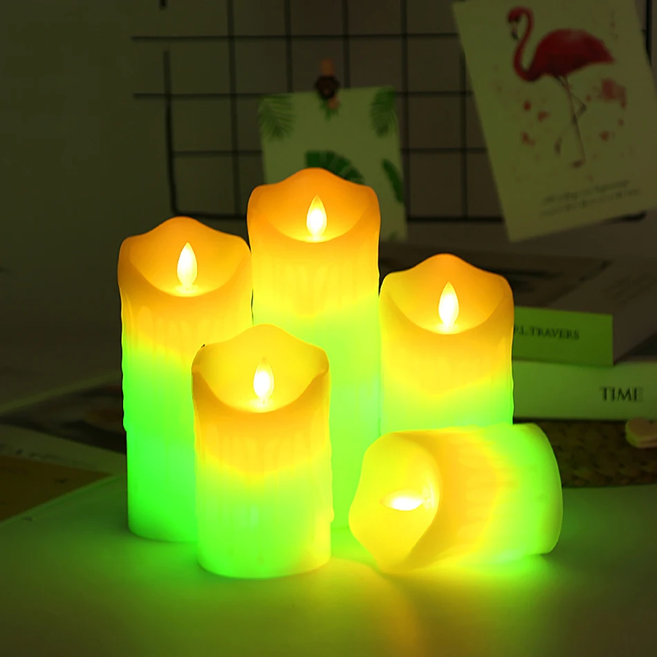 Беспроводная Электронная светодиодная свеча с дистанционным управлением