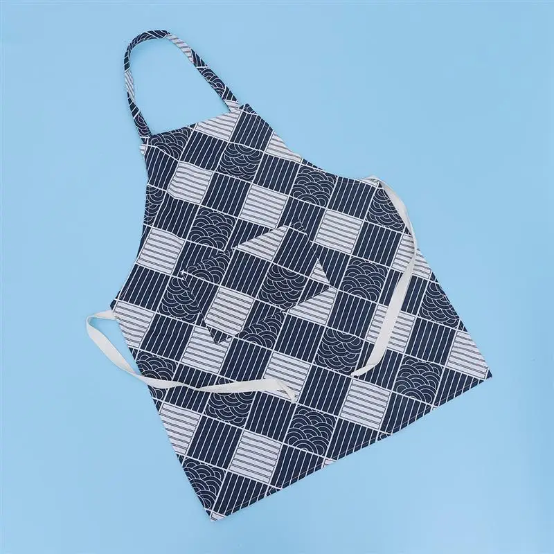 1PC Cleaning Apron Double Pocket Dirt Proof Oilproof Cooking Pinafore Adjustable Hanging Neck for Home Kitchen | Дом и сад