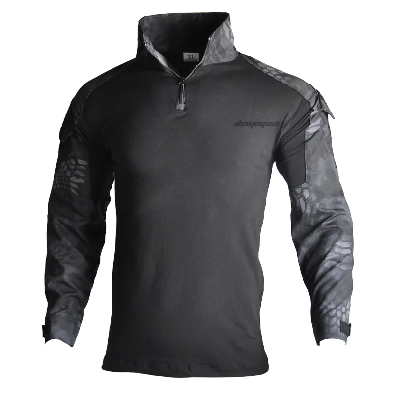 shirts typhon Тактические костюмы рубашка+ брюки с налокотниками Наколенники Мужская камуфляжная одежда для охотников Мультикам военная форма - Цвет: shirts typhon