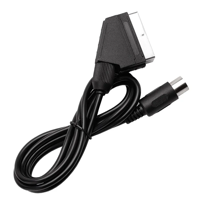 Сменный V-pin Scart-Кабель 1 8 м для Sega Megadrive Genesis Master System RGB AV Scart-кабель |
