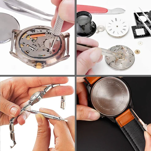 Как поменять батарейки в вибраторе Clock repair tool - купить недорого AliExpress
