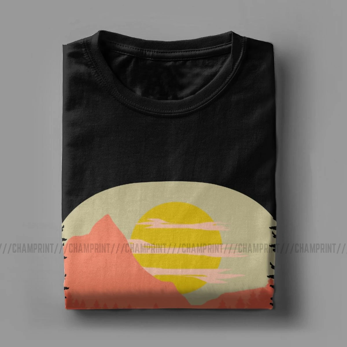Wild Life Nature Men's T Shirts Earth Save Planet Trees Travel Forest Adventure Ocean Outdoors Camping T-Shirts 100% Cotton Tops | Мужская