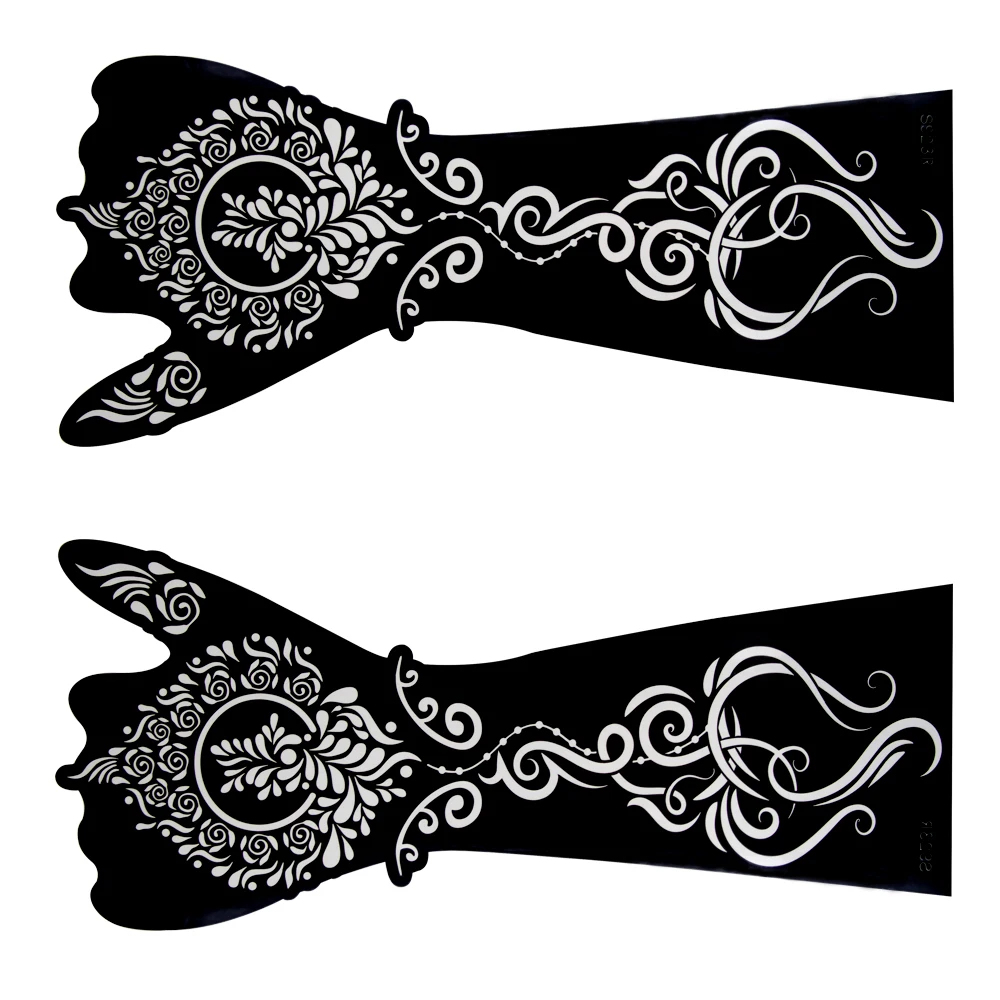 Трафареты для татуировок 12 листов/набор большой трафарет из хны Аэрограф Для