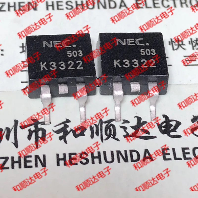 

10 шт./лот K3322 2SK3322 новый запас TO-263 600V 5A