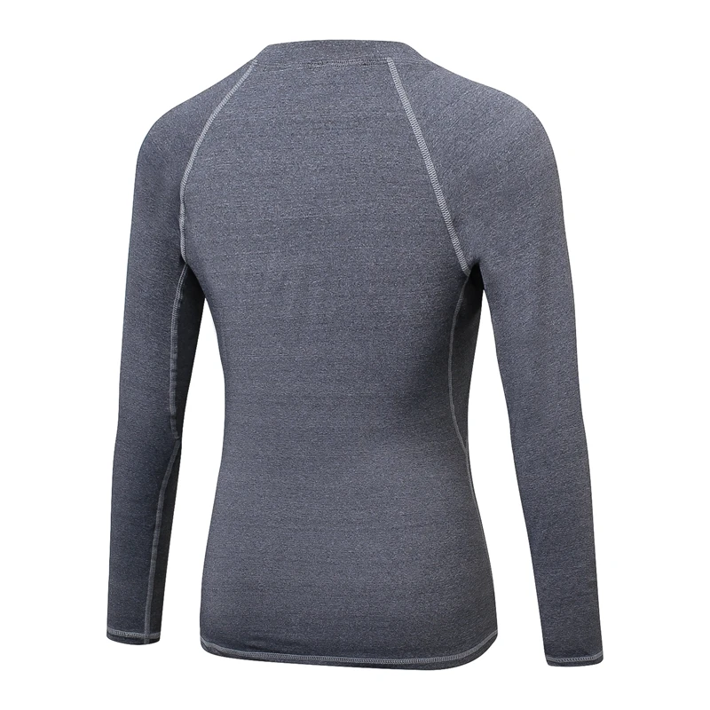 Elastic Long Sleeve T-shirts Women Yoga Gym Compression Tights Sportswear Fitness Quick Dry Running Tops Body Shaper Tee Shirts