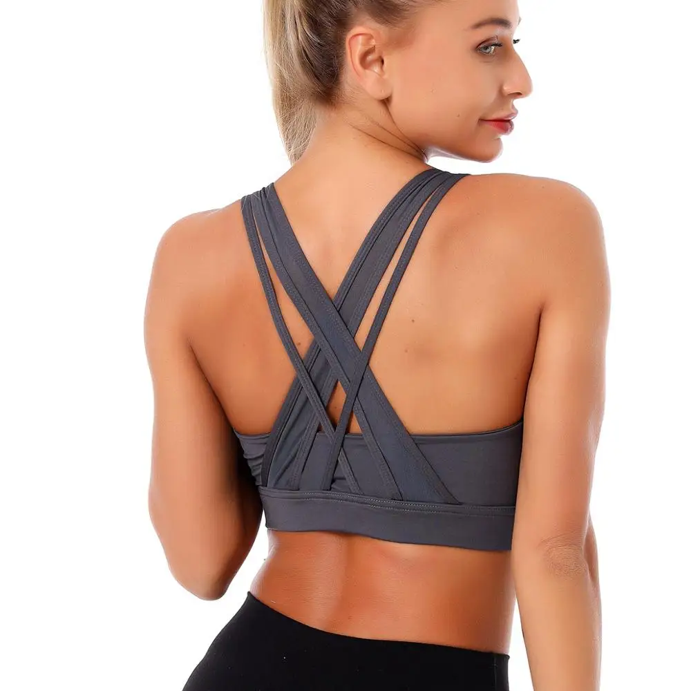 Новый продукт противоударный Йога бюстгальтер чашечки расположены рядом для