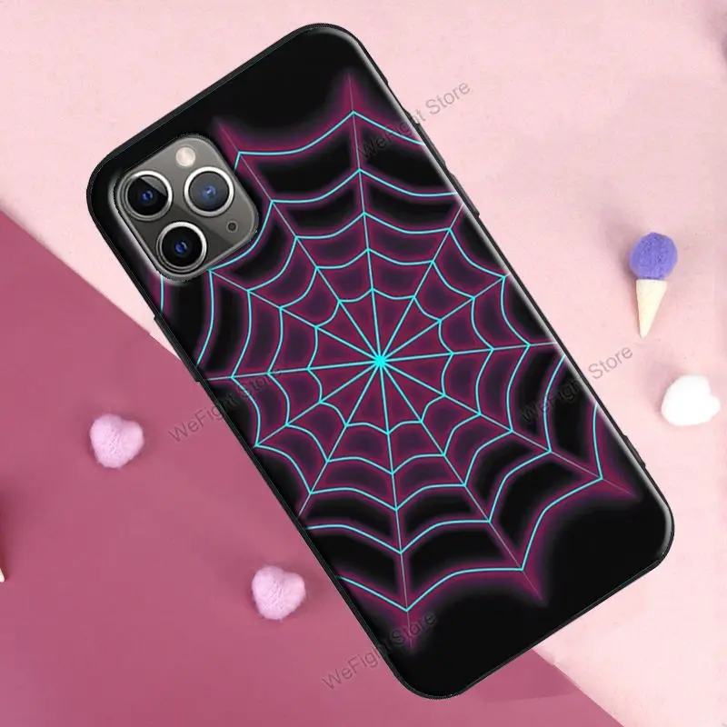 Чехол Spider Web для iPhone 12 mini 11 Pro Max XR X XS 6S 7 8 Plus SE 2020|Бамперы| |