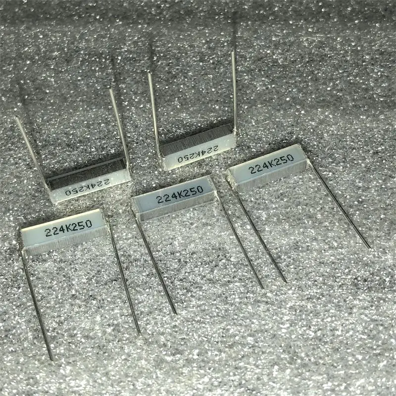 Оригинальный Новый Ламинированный неиндуктивный конденсатор 100% 250V0.22UF 224J с