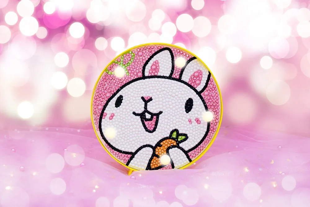 Вышивка крестиком декор в форме бриллианта сделай сам светодиодная Алмазная