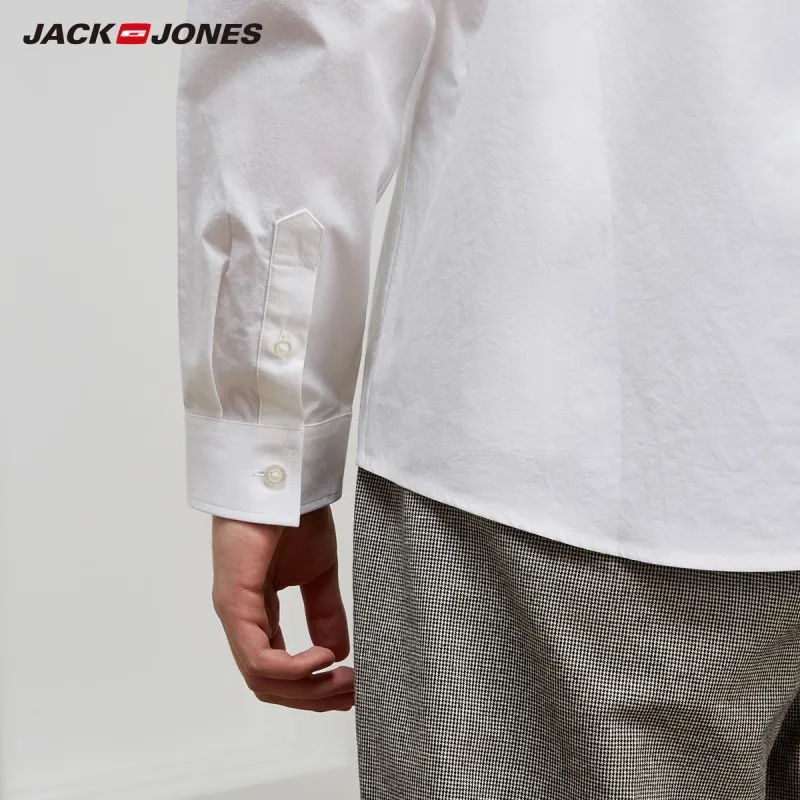 Мужская деловая Повседневная рубашка с длинными рукавами JackJones