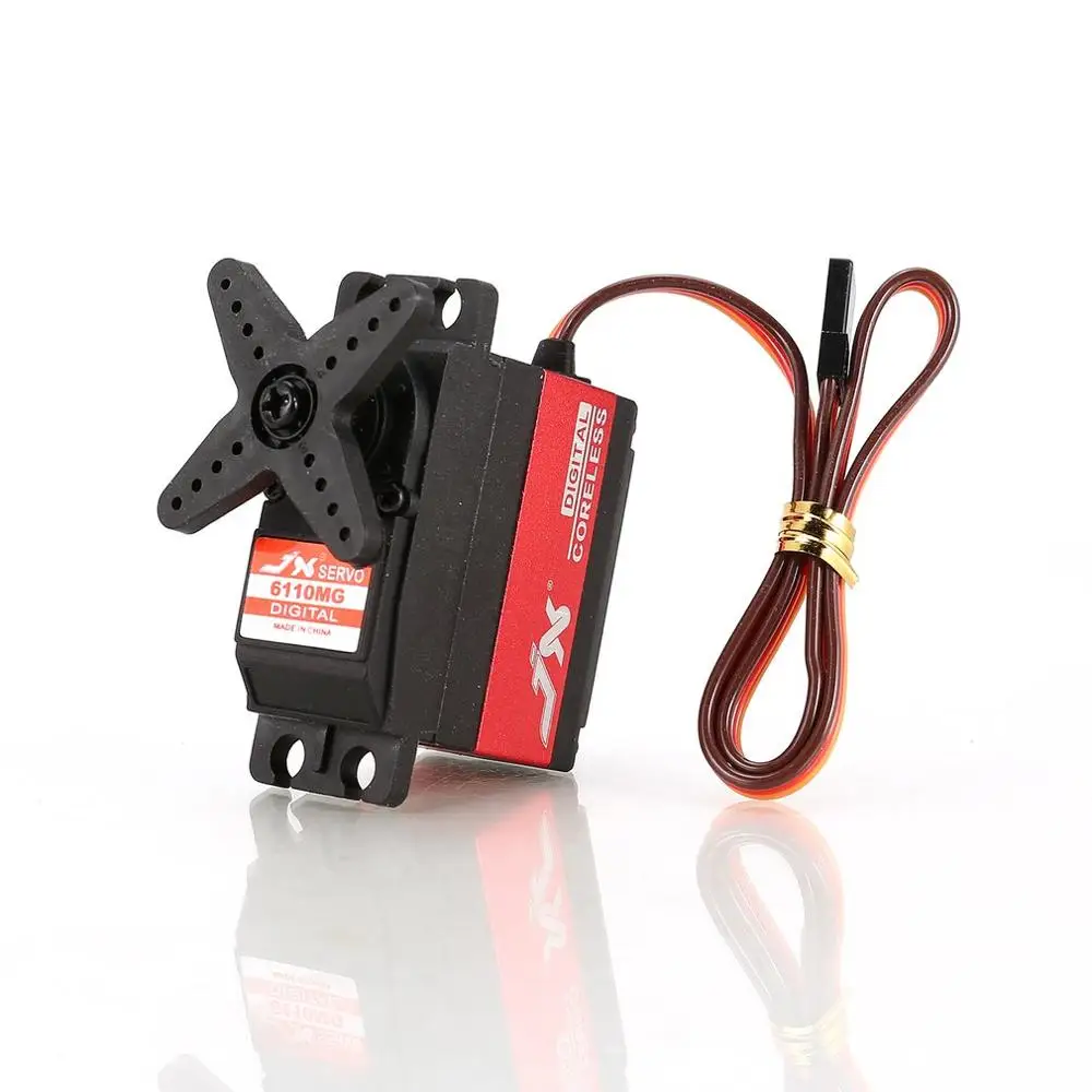 

JX RC Servo PDI-6110MG 10KG 0.083sec Digital Metal Gear Coreless Standard Servo for RC 1/8,1/10 RC Car boat robot airplane parts