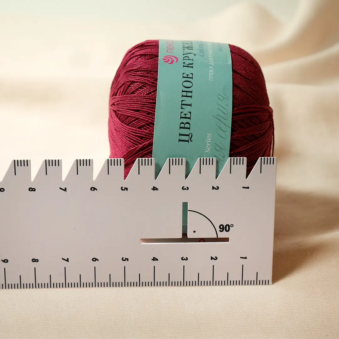 Пряжа Пехорка Цветное кружево (4 мотка) 100% мерсеризованный хлопок 50гр 475м | Дом и