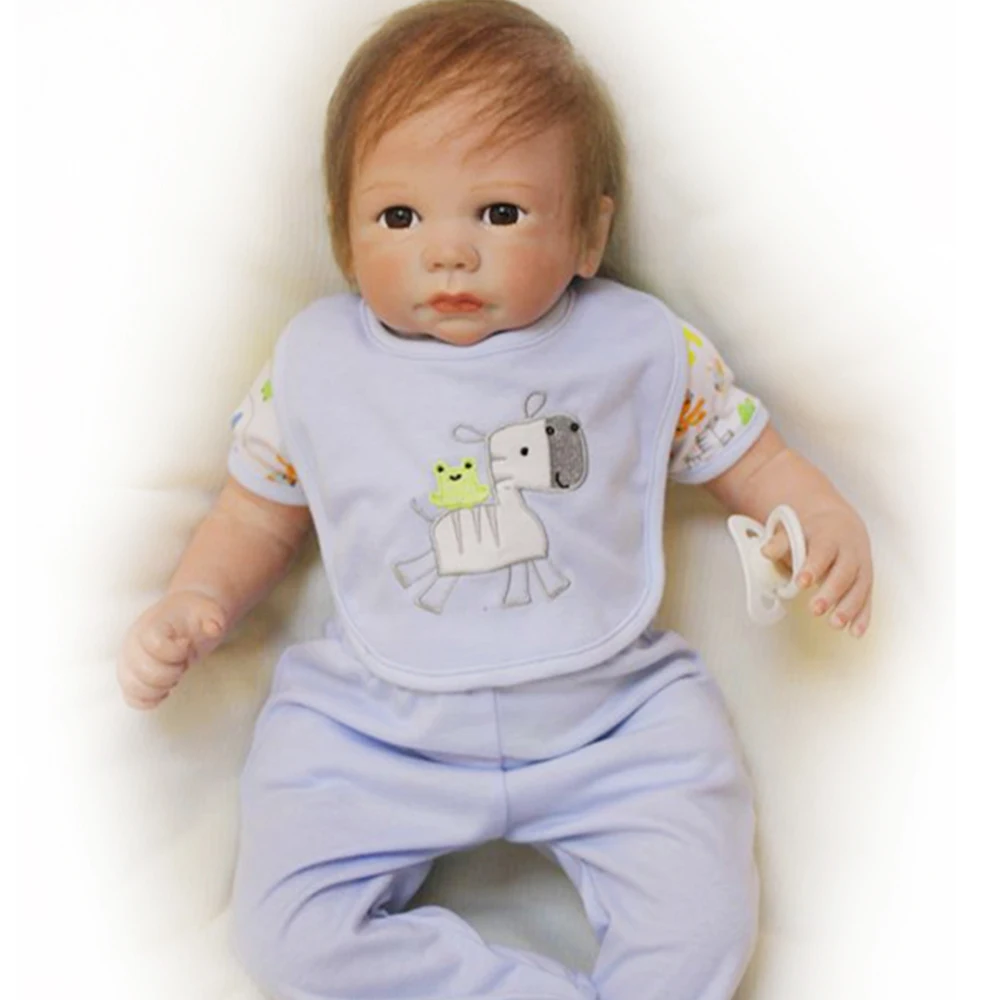 

20 дюймов 50 см мягкие силиконовые куклы для новорожденных мальчиков ручной работы реалистичные куклы для новорожденных милый подарок на ден...