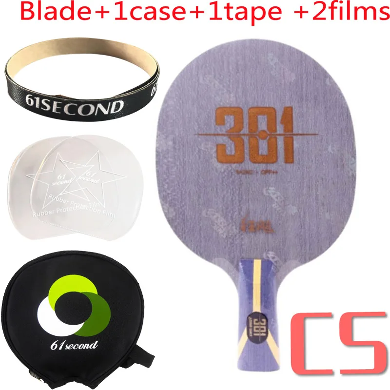 CS with 1 case Оригинальное новое поступление DHS Hurricane 301 Arylate углеродное лезвие для настольного тенниса/лезвие для пинг-понга/бита для настольного тенниса - Цвет: CS with 1 case