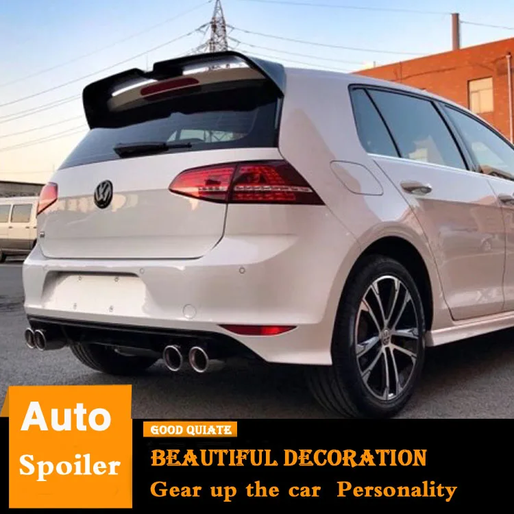 Для 2014-2018 Volkswagen Golf 7 спойлер спортивный ABS Материал заднего крыла первоклассника
