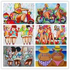 Алмазная живопись, полноразмерная круглая вышивка с изображением лучшей подруги, женщины, вышивка ручной работы, украшение для дома, мозаика, творческое искусство