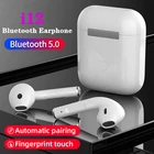 Беспроводная гарнитура I12 I11 Сенсорная Клавиша Bluetooth 5,0 TWS спортивные наушники-вкладыши стерео для смартфонов Iphone Xiaomi Huawei Samsung