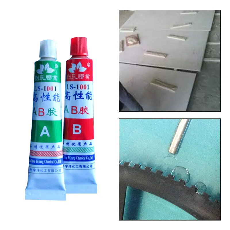 Многоцелевой клей A + B для эпоксидной смолы с лопаткой Супер склеивания металла