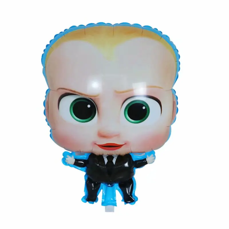 

50pcs Boss Baby Balloon Baby Shower Foil Balloons Baby Shower 1 2 3 4 5 6st Birthday Party Decoration Cartoon Helium Globos