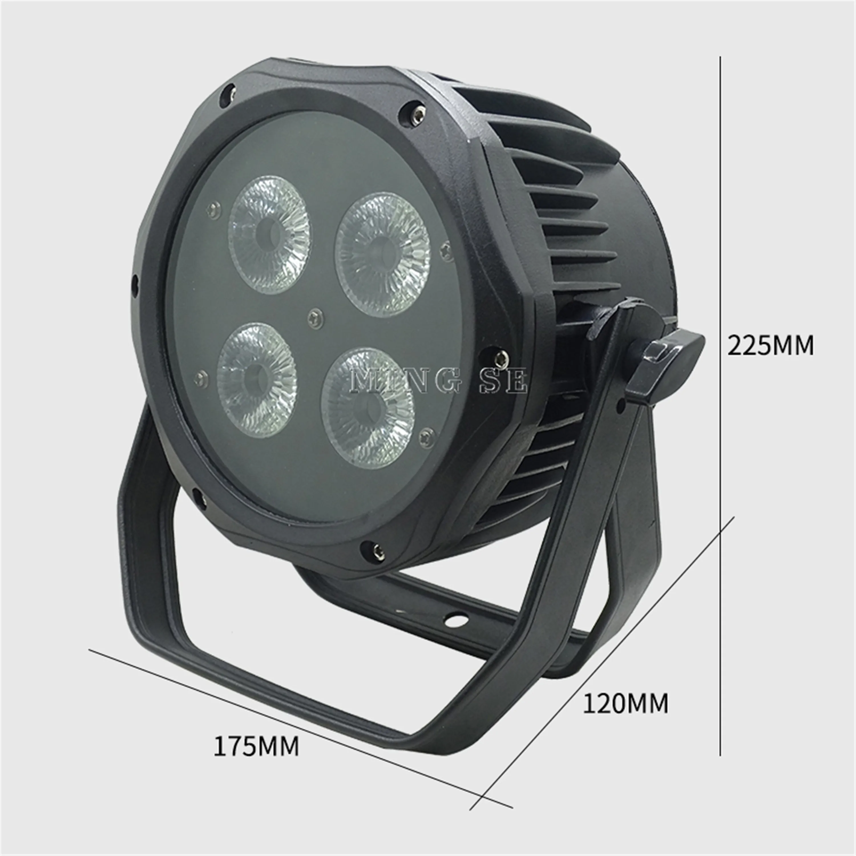 4X18W RGBWA UV 6in1 Par Led Наружное освещение для сцены высокая яркость водонепроницаемый
