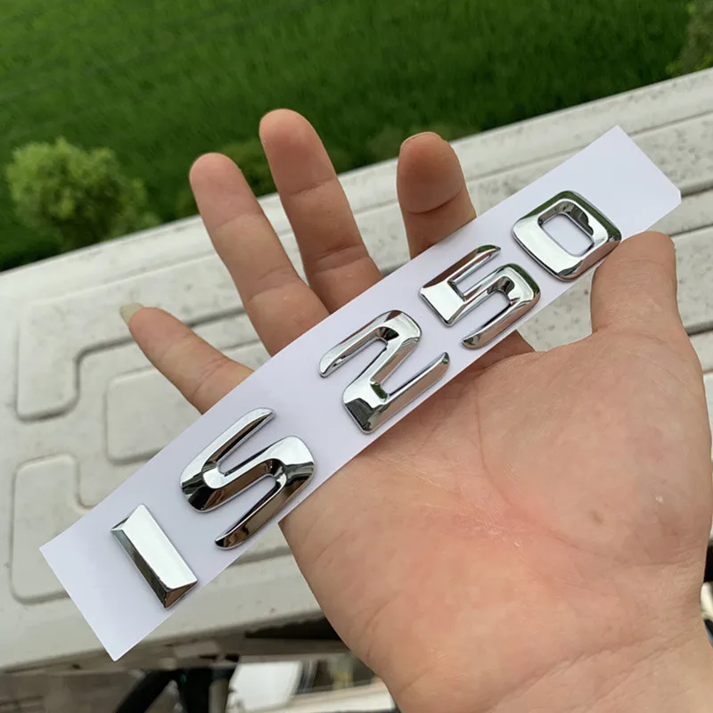 Хром самодельная буква номер для Toyota Lexus ES200 ES250 ES260 ES300 ES350 IS250 IS300 IS350 GS300 GS430 Знак багажнике автомобиля Стикеры
