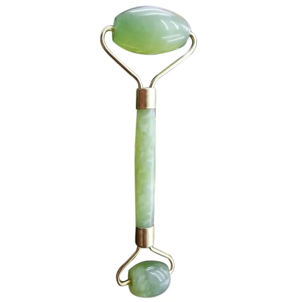 19 натуральный камень роликовый массажер лица тонкий лифтинг инструмент аметист