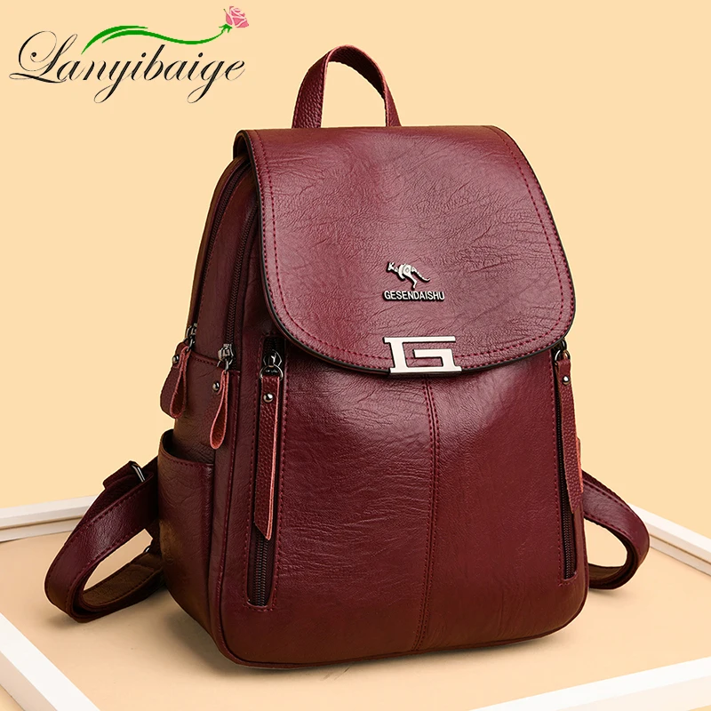 2020 многофункциональные винтажные женские рюкзаки высокое качество женский