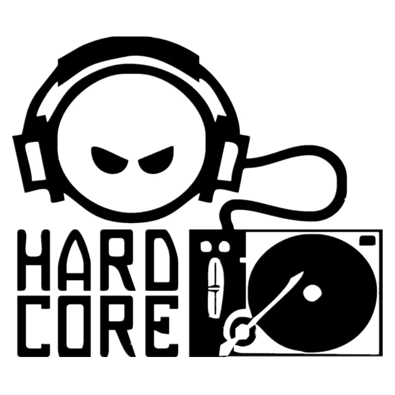 Забавная жесткая наклейка DJ для автомобиля Аксессуары автомобилей и мотоциклов