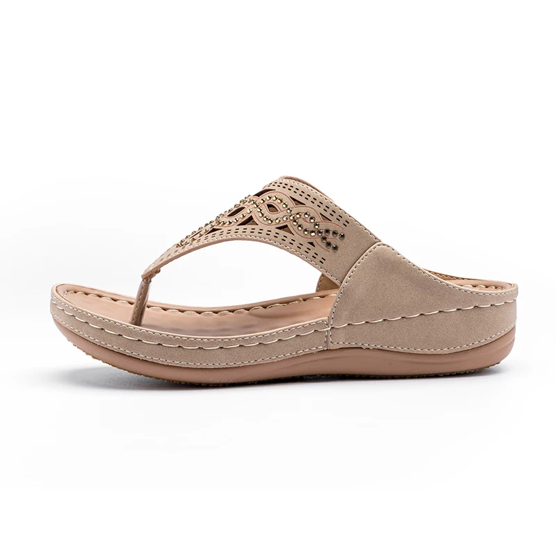 

2021 Fashion Brand Ladies Wedge Flat Women Shoes Women's Sandals Summer New Arrive Casual Women Wedges Sandals Soft Shoes