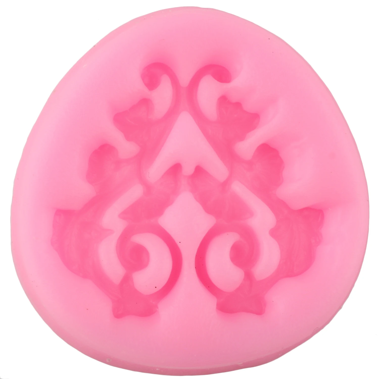 Силиконовые формы в виде листьев прокрутки DIY Свадебный кекс искусственная