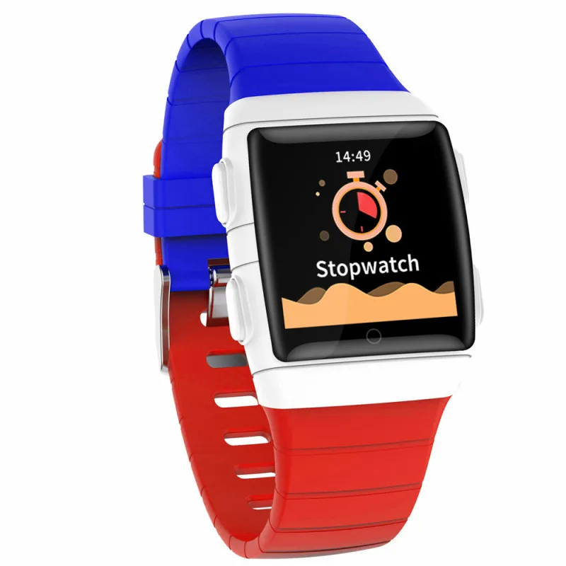 Новинка 2020 умный браслет с цветным контрастным круглым экраном модные трендовые