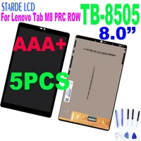 5pcs original new 8 0 lcd for lenovo tab m8 prc row tb 8505x tb 8505f tb 8505 lcd display touch screen digitizer assembly
